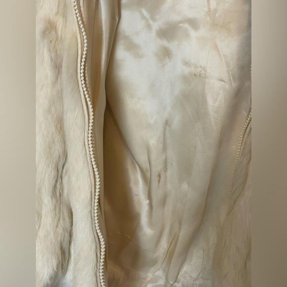 Vintage Genuine Rabbit Fur Bomber Jacket - Dino Ricco - Picture 11 of 15